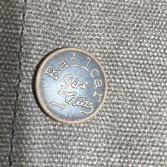 RAILCAR FINE GOODS Type 2 18 Ounce Wax Canvas Jacket Brown Men’s Large  NWOT - Picture 6 of 14